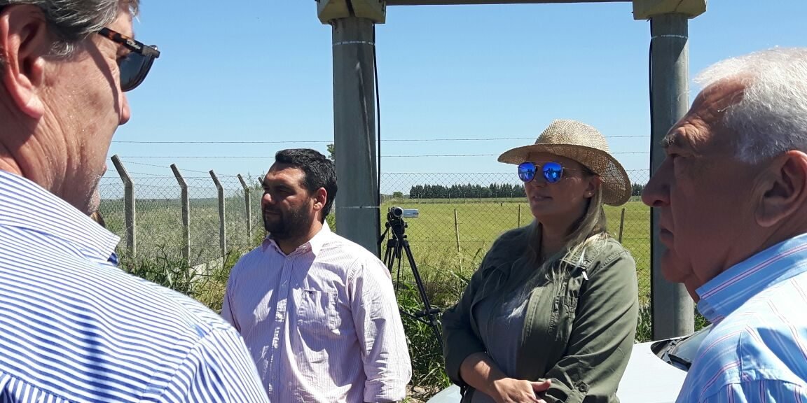 Bolaño y autoridades provinciales visitaron la obra de electrificación del frigorífico de la cooperativa
