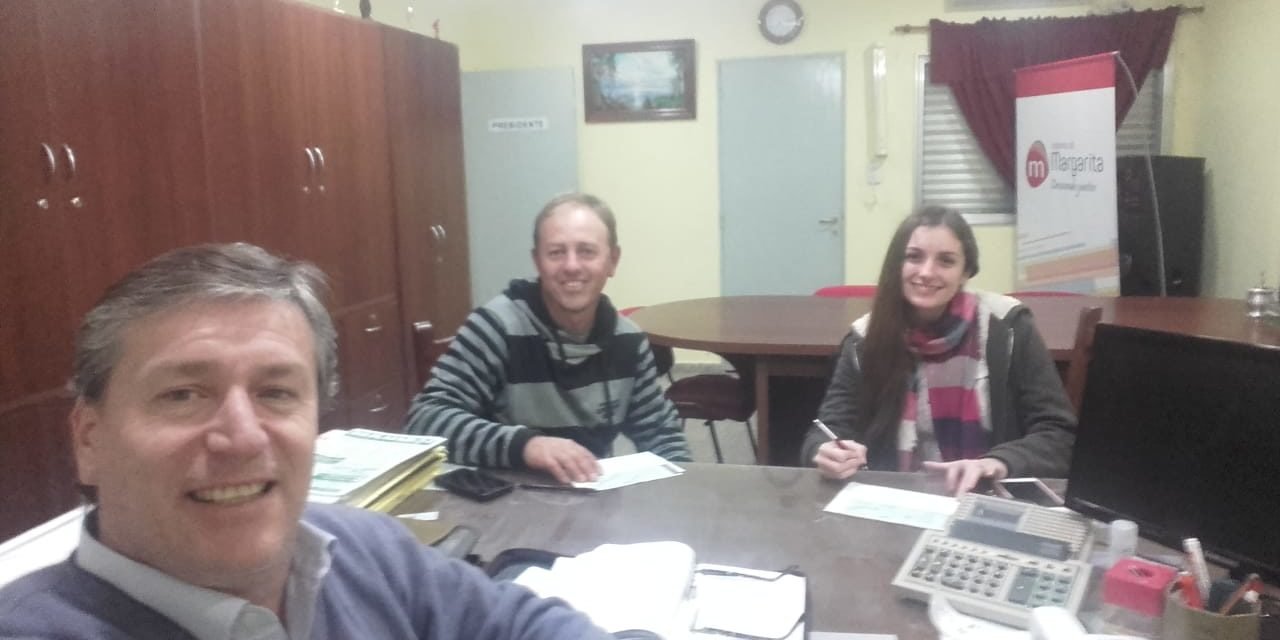 El Club Central Colonia y el Centro Social Sarmiento recibieron aportes para la 14ª Fiesta Provincial del Locro