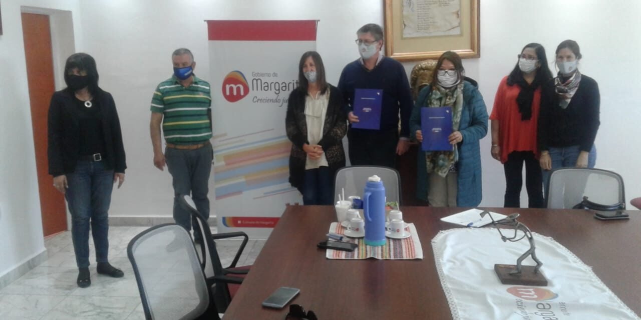 La Comuna de Margarita firmó nuevos convenios para renovar la implementación del programa Centro de Día