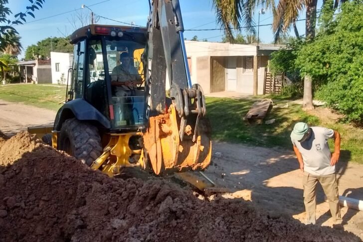 Iniciamos los trabajos de la etapa final de la obra de cloacas del barrio sur